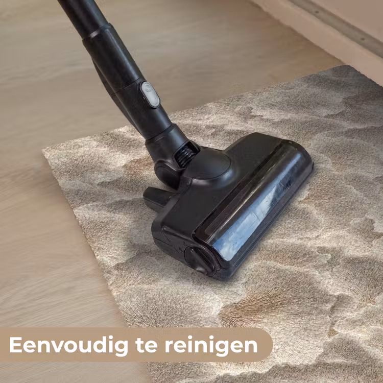 Waaierstructuren - Beige - Vezeltextuur Deurmat klein 898 -reinigen_NL