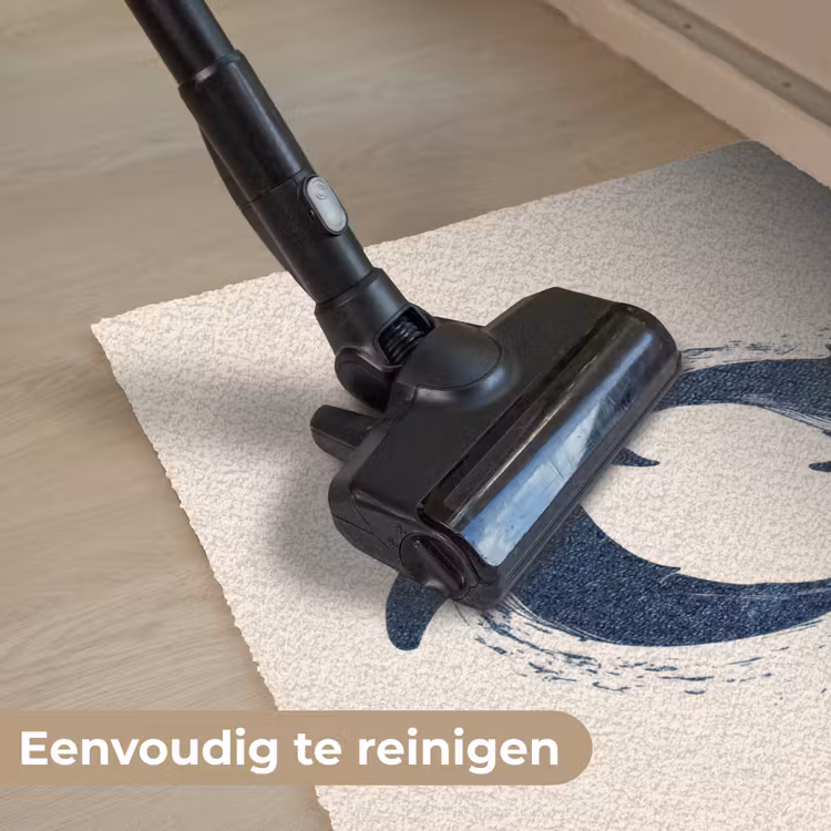 Walvissen - Spetters - Cirkel - Donkerblauw Deurmat klein -reinigen_NL