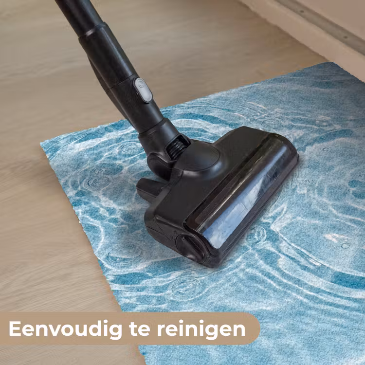 Water - Blauw - bubbels Deurmat klein -reinigen_NL
