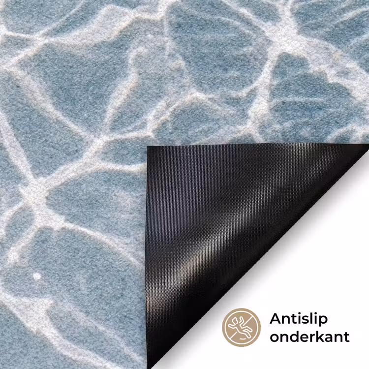 Water - Reflectie - Zonlicht Deurmat klein -antislip_NL