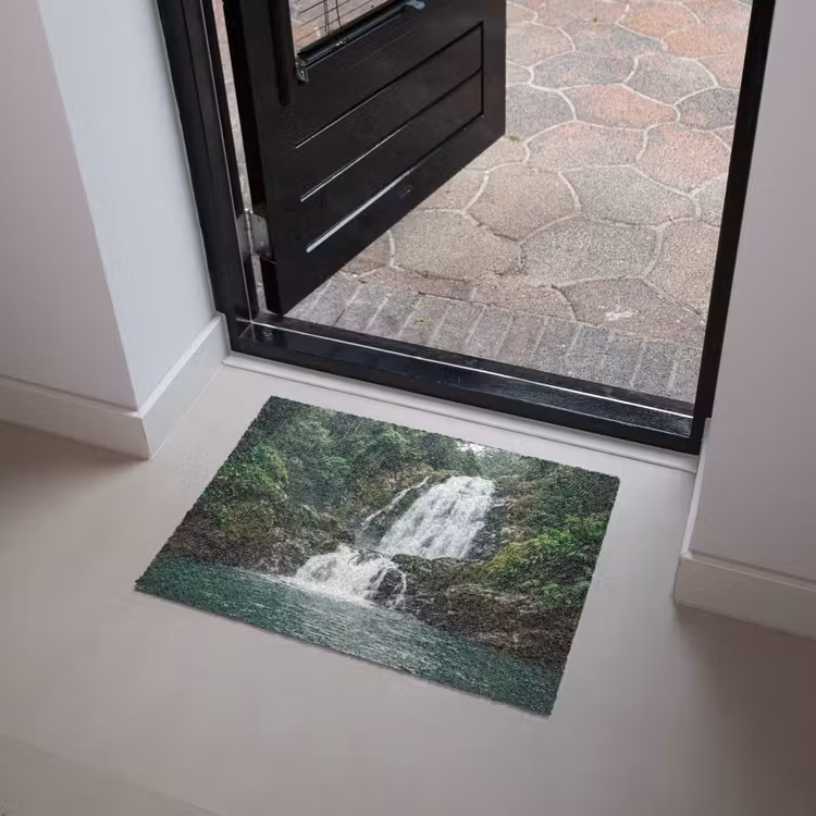 Waterval - Bos - Natuur - Groen Deurmat klein -sfeer5