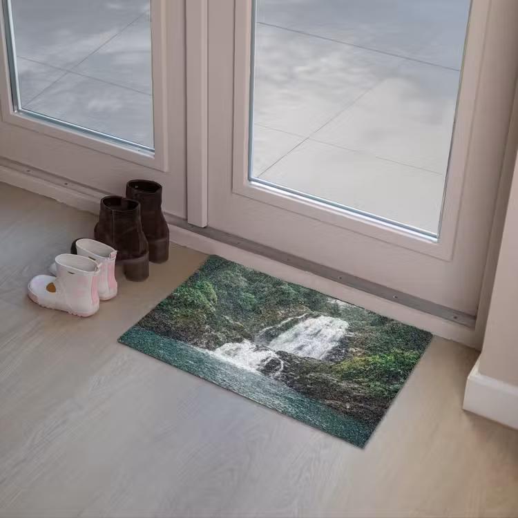 Waterval - Bos - Natuur - Groen Deurmat klein -sfeer3