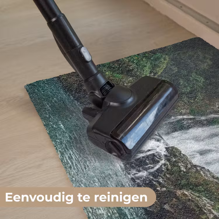 Waterval - Bos - Natuur - Groen Deurmat klein -reinigen_NL