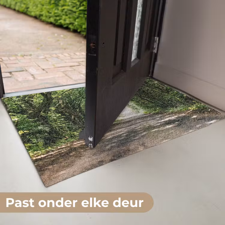 Weg - Bomen - Natuur - Groen Deurmat klein -USP_NL