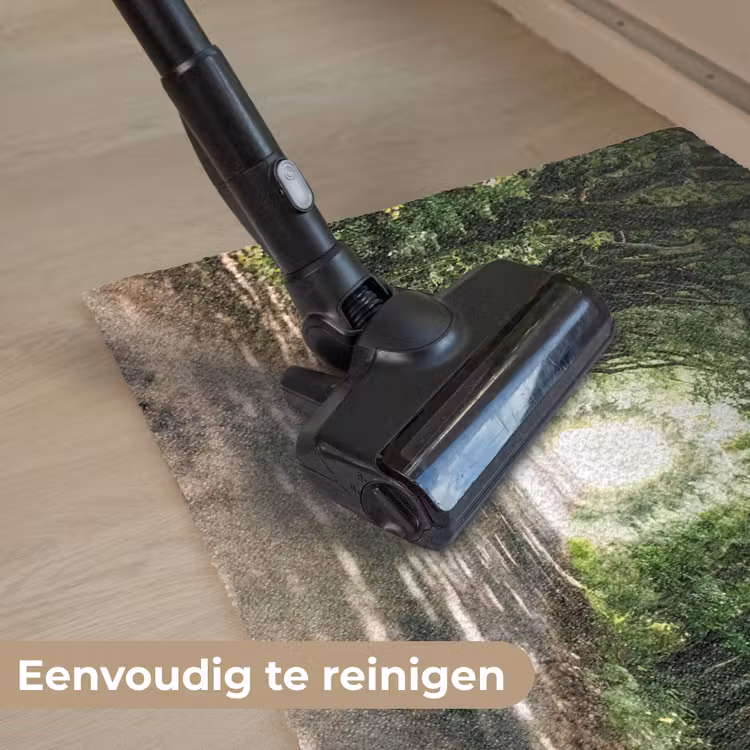 Weg - Bomen - Natuur - Groen Deurmat klein -reinigen_NL