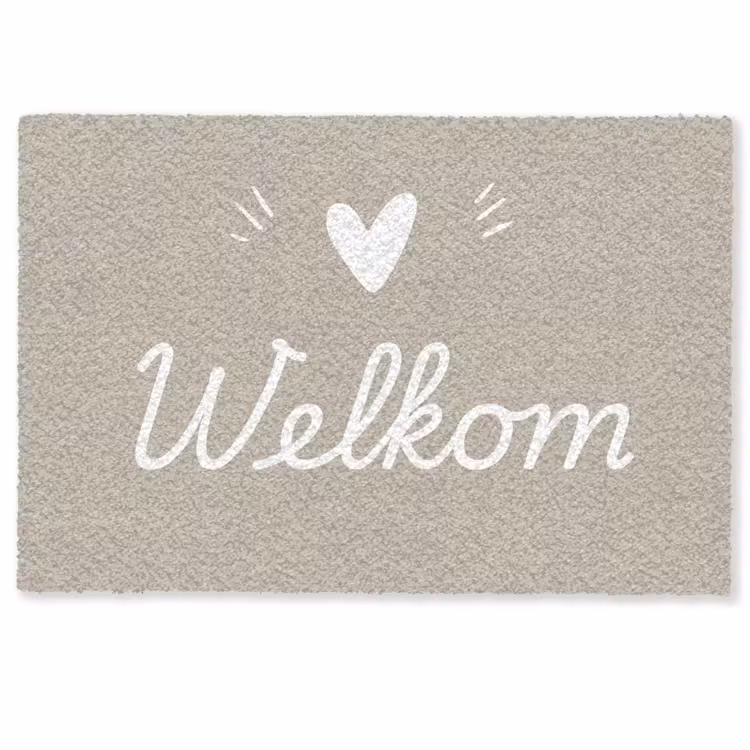 Welkom - Beige Deurmat klein -zkaufland3d