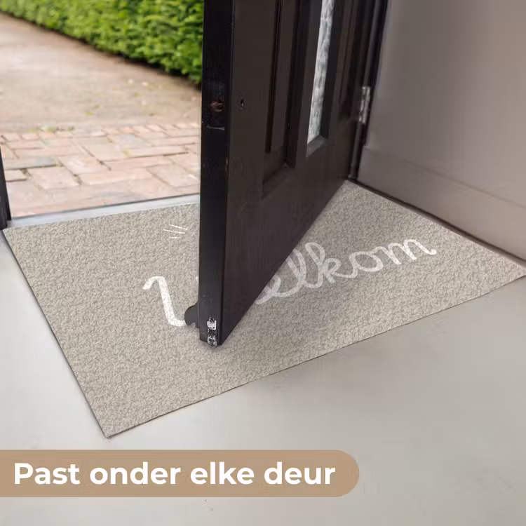 Welkom - Beige Deurmat klein -USP_NL