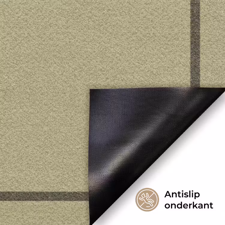 Welkom - Bloemen - Groen Deurmat klein -antislip_NL