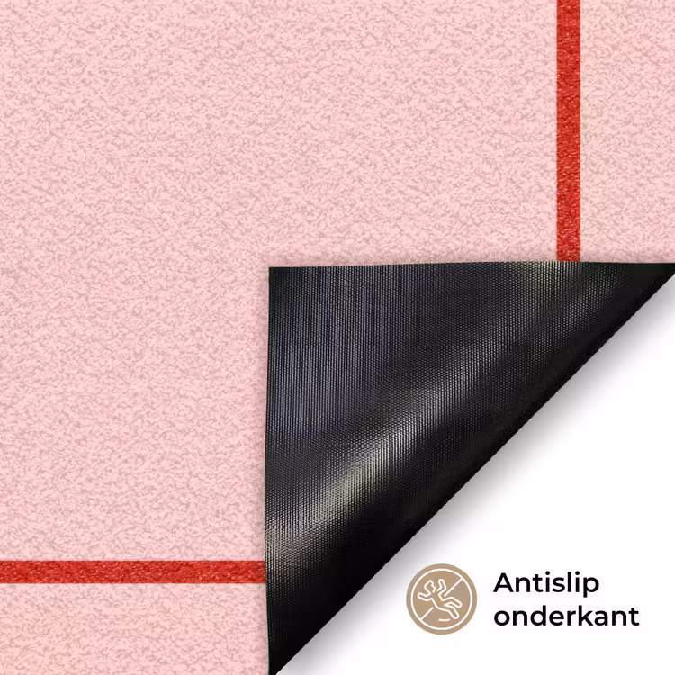 Welkom - Strik - Roze Deurmat klein -antislip_NL