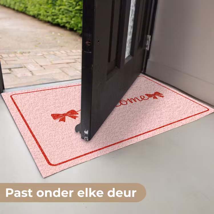Welkom - Strik - Roze Deurmat klein -USP_NL