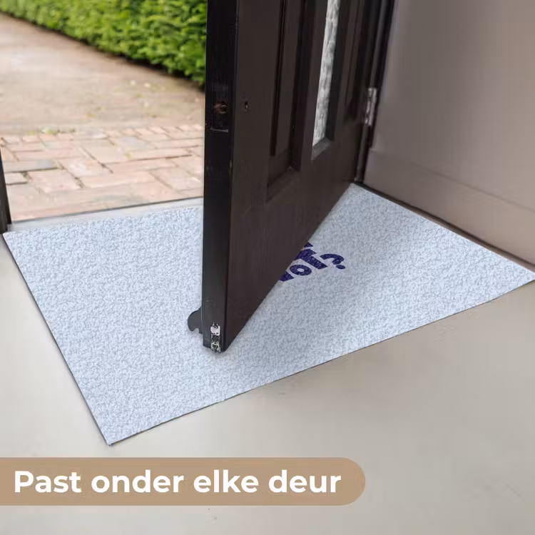 Why not - Blauw - Licht blauw - Quote Deurmat klein -USP_NL