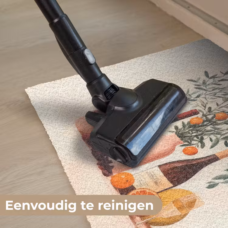 Wijnflessen - Takken - Sinaasappels Deurmat klein -reinigen_NL