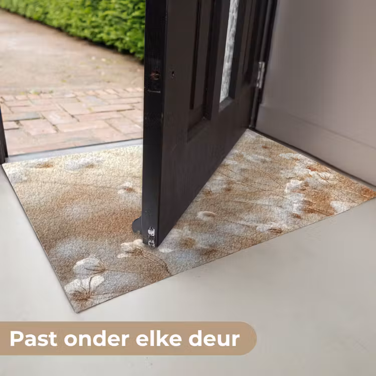 Wilde - Bloemen - Wit Deurmat klein -USP_NL