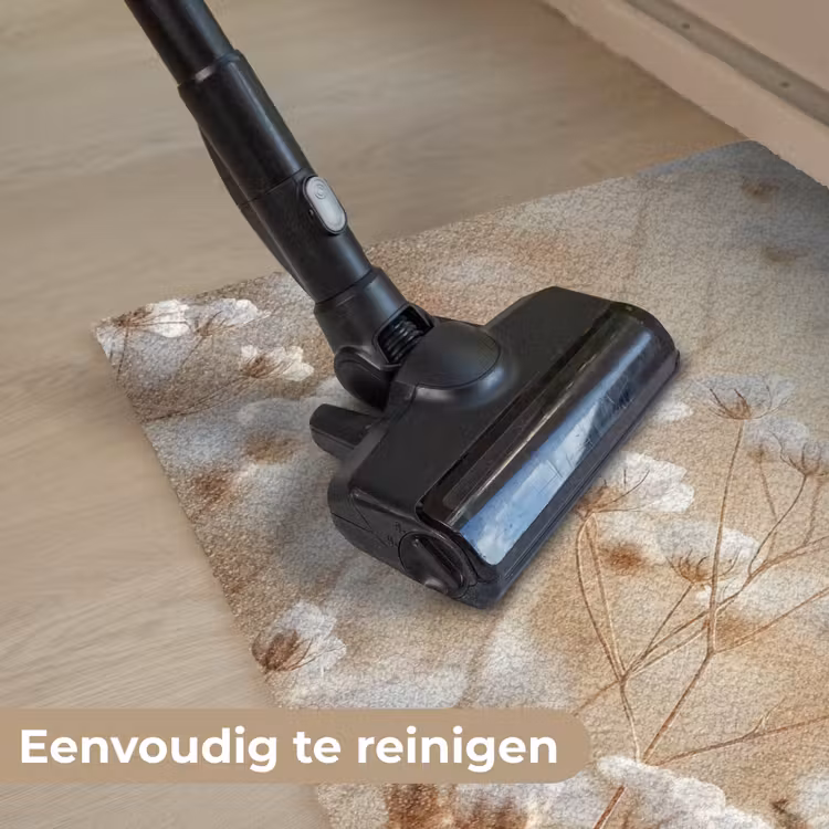 Wilde - Bloemen - Wit Deurmat klein -reinigen_NL