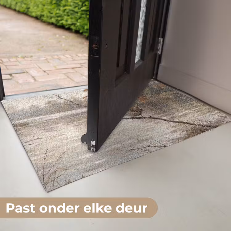 Winterkoninkje - Tak - Rivier - Natuur - Sfeervol Deurmat klein -USP_NL