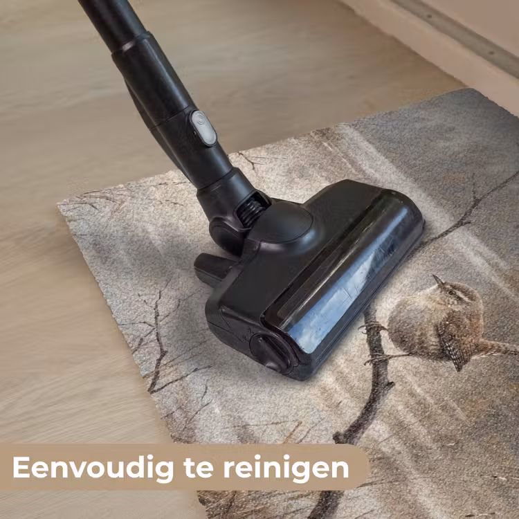 Winterkoninkje - Tak - Rivier - Natuur - Sfeervol Deurmat klein -reinigen_NL