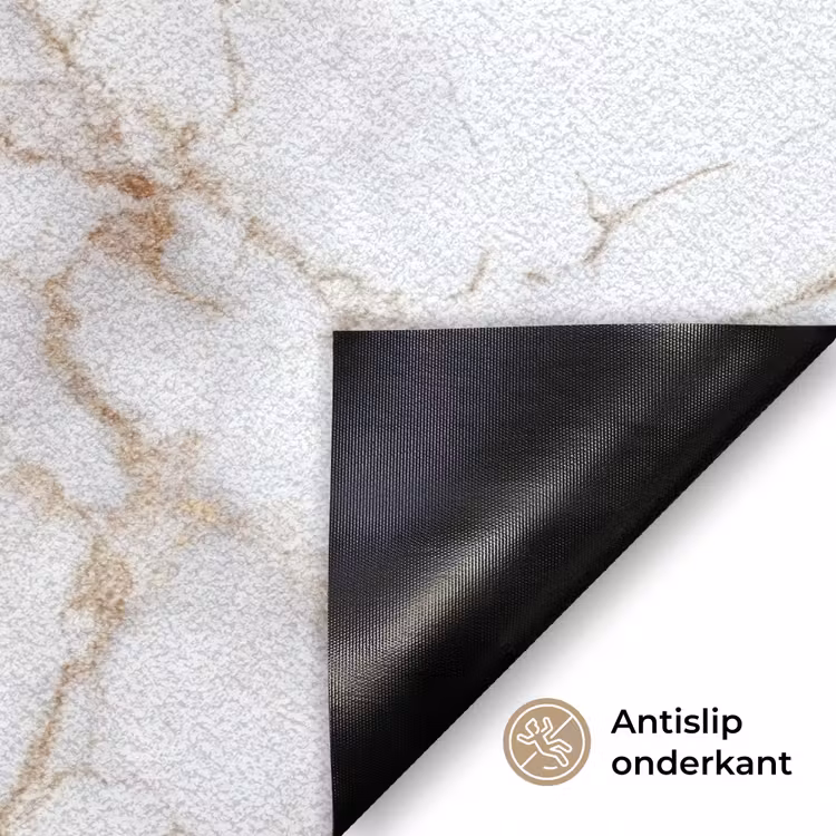 Wit - Goud - Marmer - Grijs Deurmat klein 898 -antislip_NL