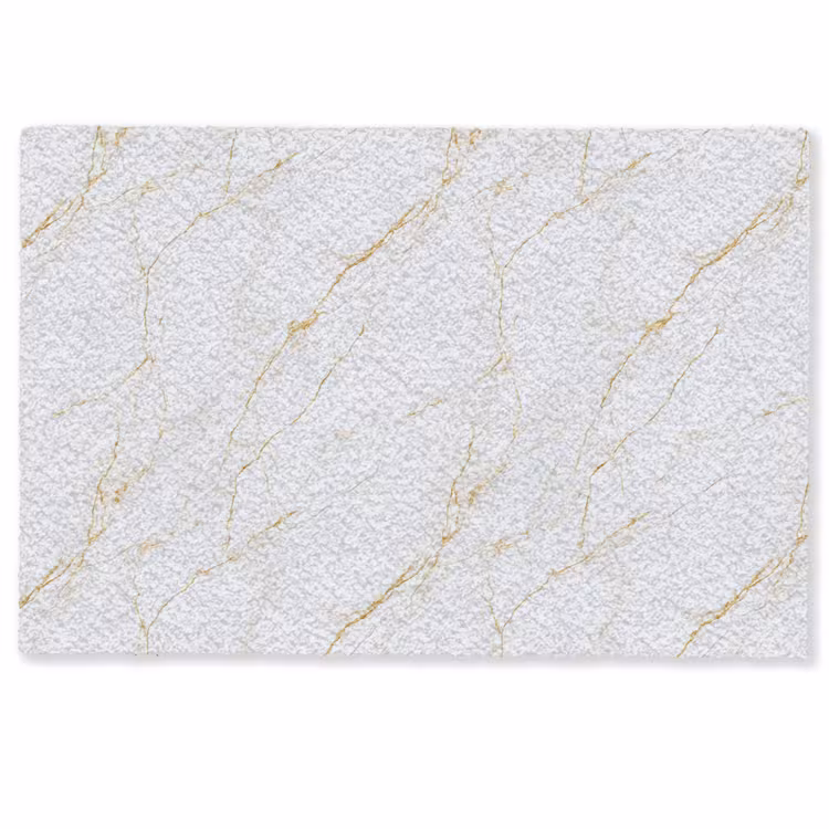 Wit - Marmer - Goud - Luxueus Deurmat klein 898 -zkaufland3d