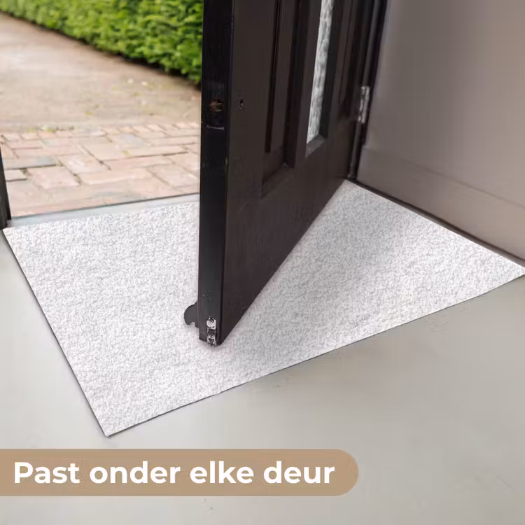 Wit - Marmer - Grijze aders Deurmat klein 898 -USP_NL