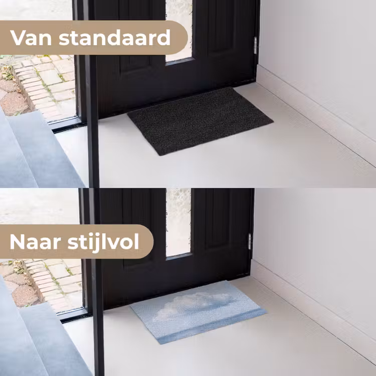 Deurmat - Wolk - Regen - Natuur - Wolk - Regen - Natuur Deurmat klein