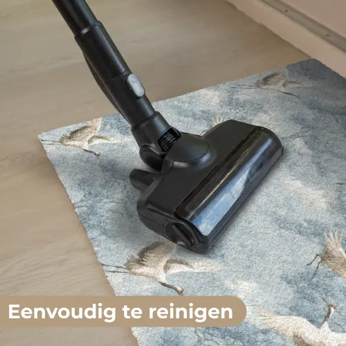 Wolken - Kraanvogels - Blauw Deurmat klein 898 -reinigen_NL