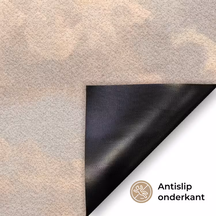 Wolken - Zacht - Natuur - Klassiek - Beige Deurmat klein -antislip_NL