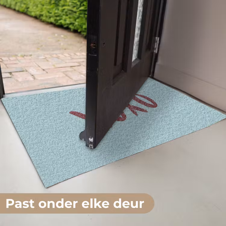 XOXO - Blauw - Rood Deurmat klein -USP_NL
