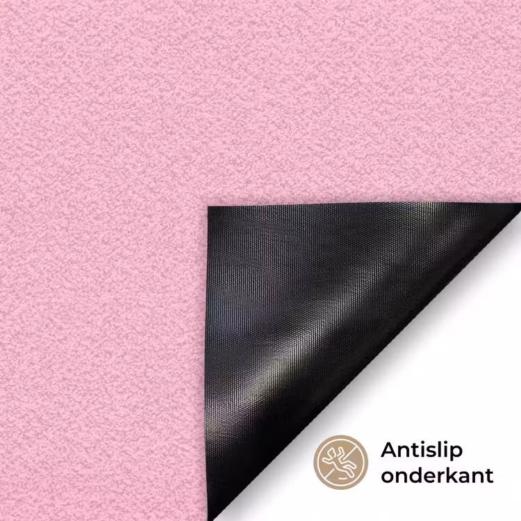 Yes fun - Groen - Roze Deurmat klein -antislip_NL