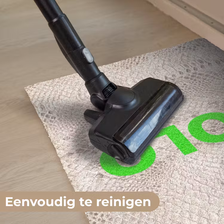 YOLO - Groen - Neon - Slangenprnt Deurmat klein -reinigen_NL