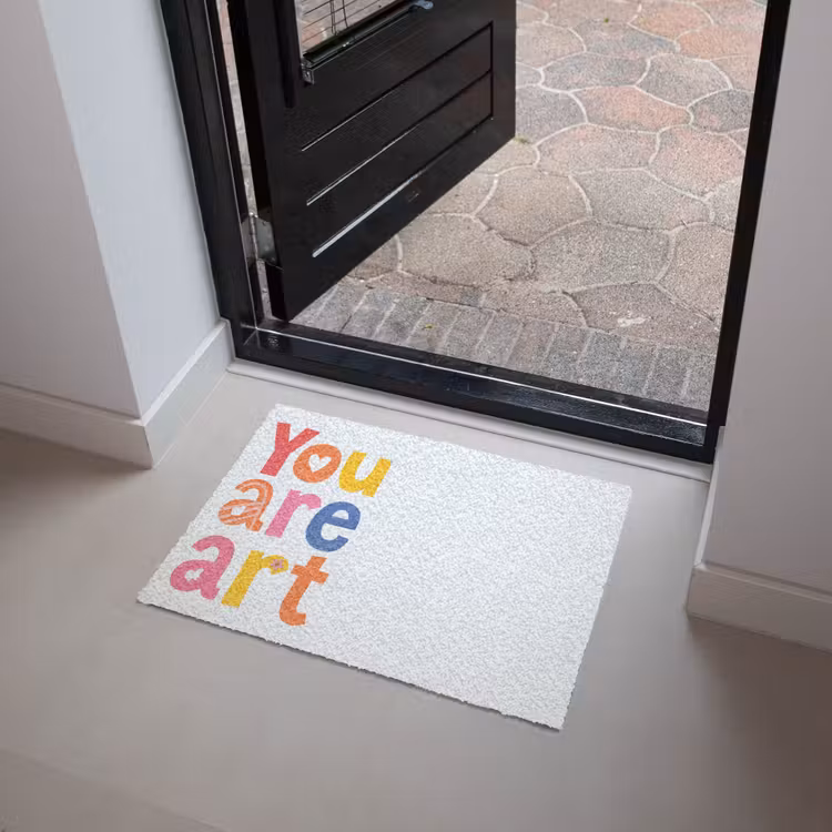 You are art - Kleurrijk - Grafisch Deurmat klein -sfeer5