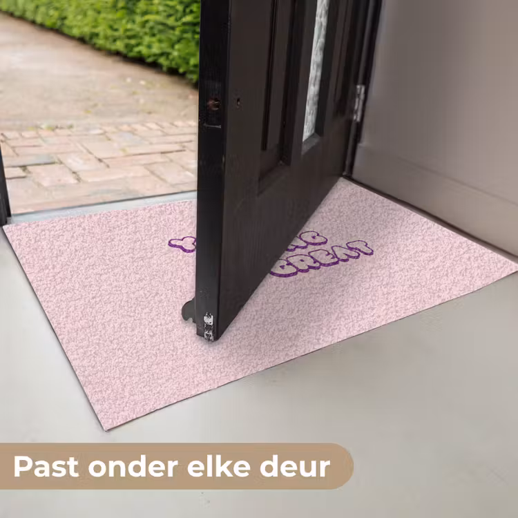 You're doing great - Roze - Bubble letters Deurmat klein -USP_NL