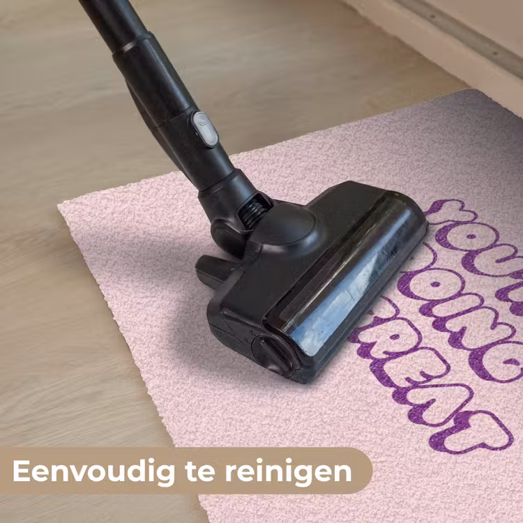 You're doing great - Roze - Bubble letters Deurmat klein -reinigen_NL