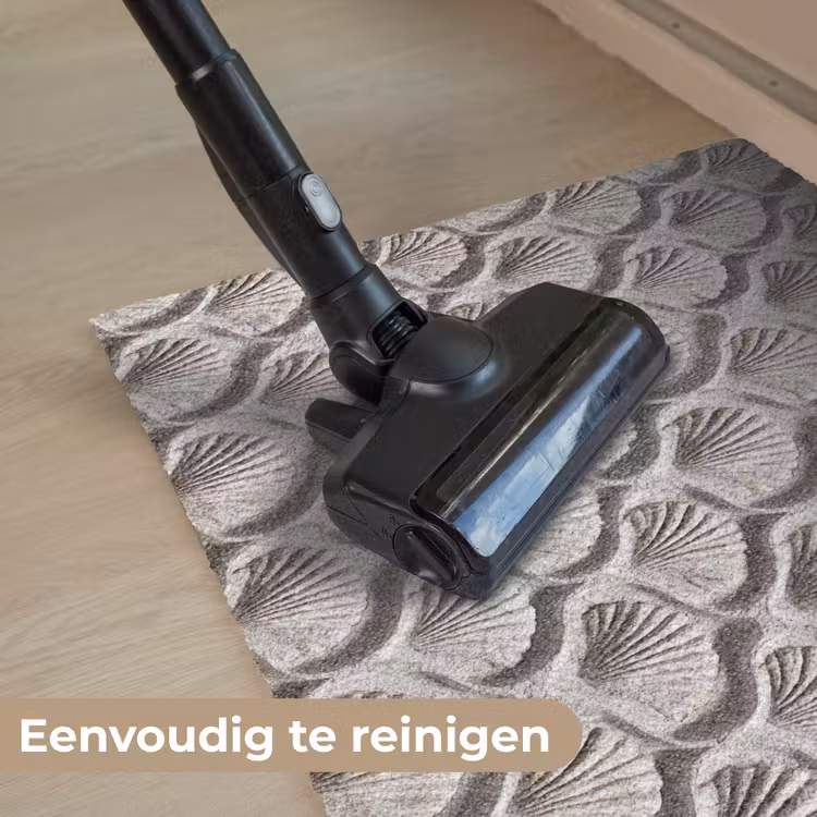 Zand - Schelpenvorm - Grijs Deurmat klein 898 -reinigen_NL