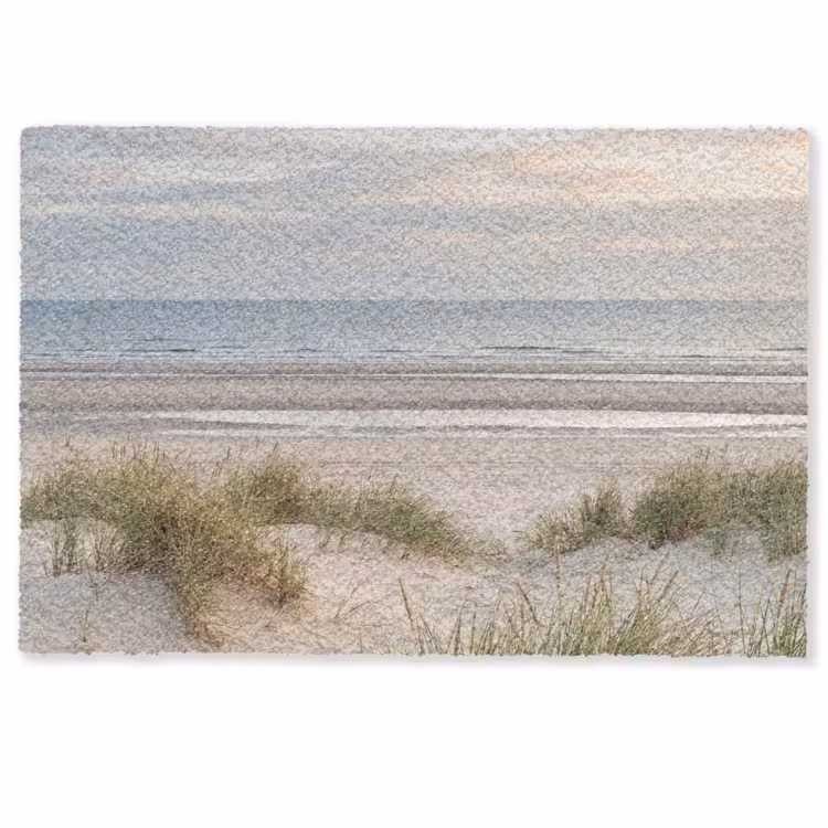 Zandstrand - Bewolkt - Duinen Deurmat klein -zkaufland3d