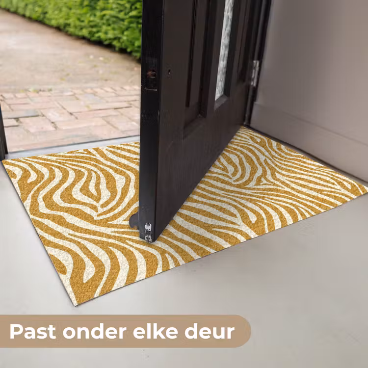 Zebra - Klassiek - Oker - Geel Deurmat klein 898 -USP_NL