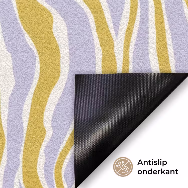 Zebra - Modern - Meerkleurig Deurmat klein 898 -antislip_NL