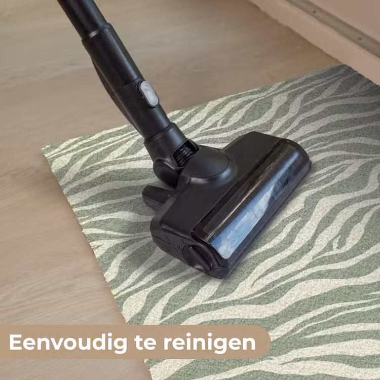 Zebra - Motief - Groen Deurmat klein 898 -reinigen_NL