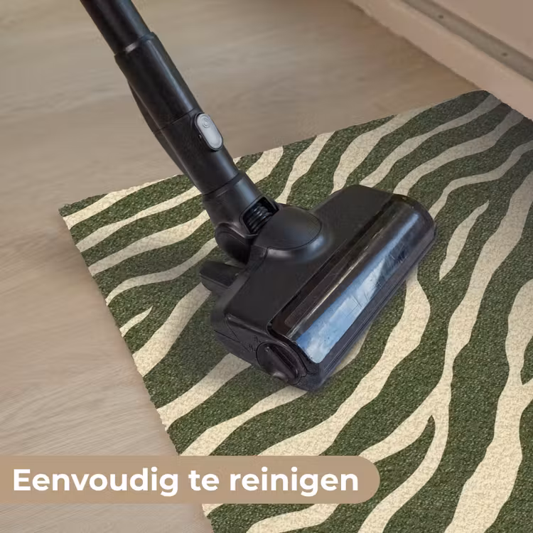Zebra - Patroon - Groen Deurmat klein 898 -reinigen_NL
