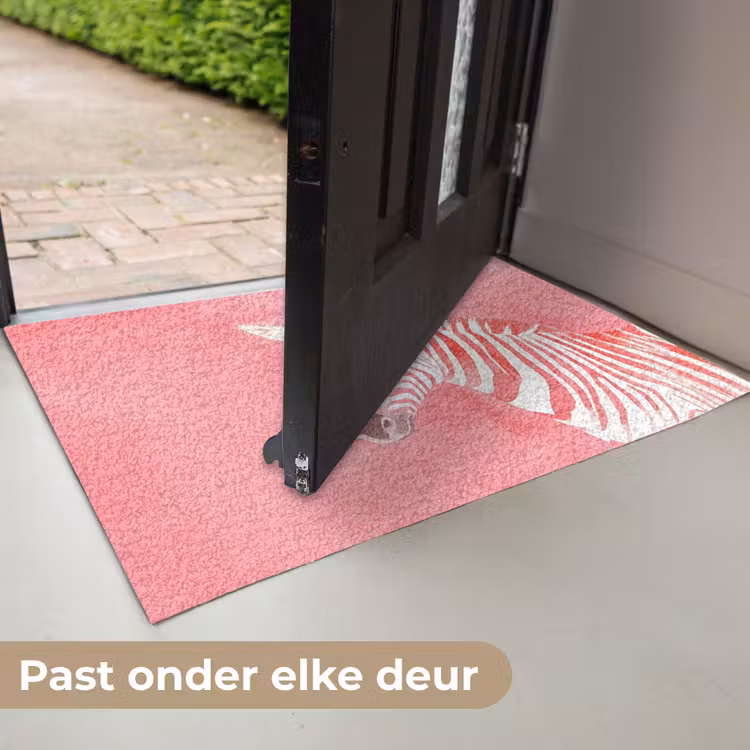 Zebra - Pink - Verf Deurmat klein -USP_NL
