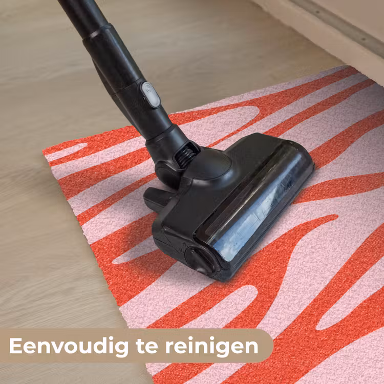 Zebraprint - Roze - Rood - Dierenprint Deurmat klein -reinigen_NL