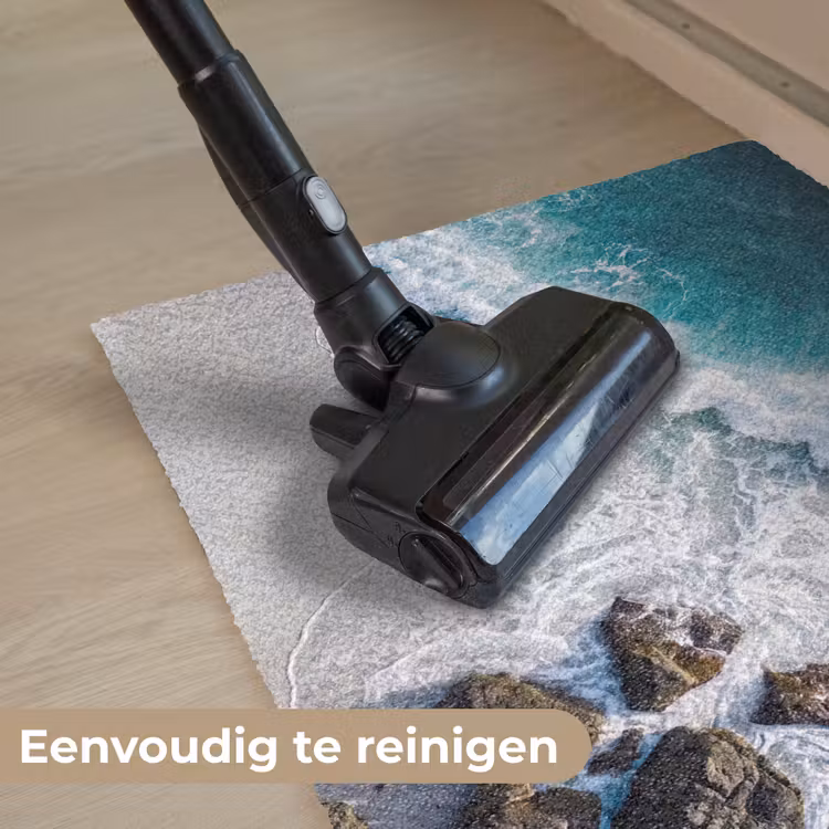 Zee - Golf - Strand - Natuur - Blauw Deurmat klein -reinigen_NL