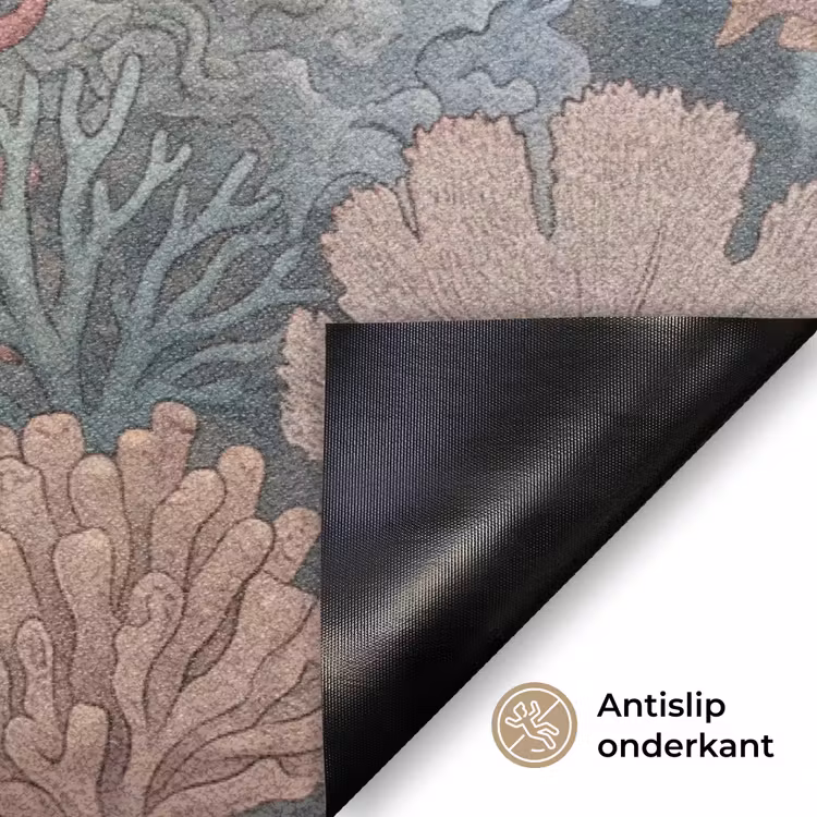 Zee - Koraal - Vis - Natuur - Kleurrijk Deurmat klein -antislip_NL
