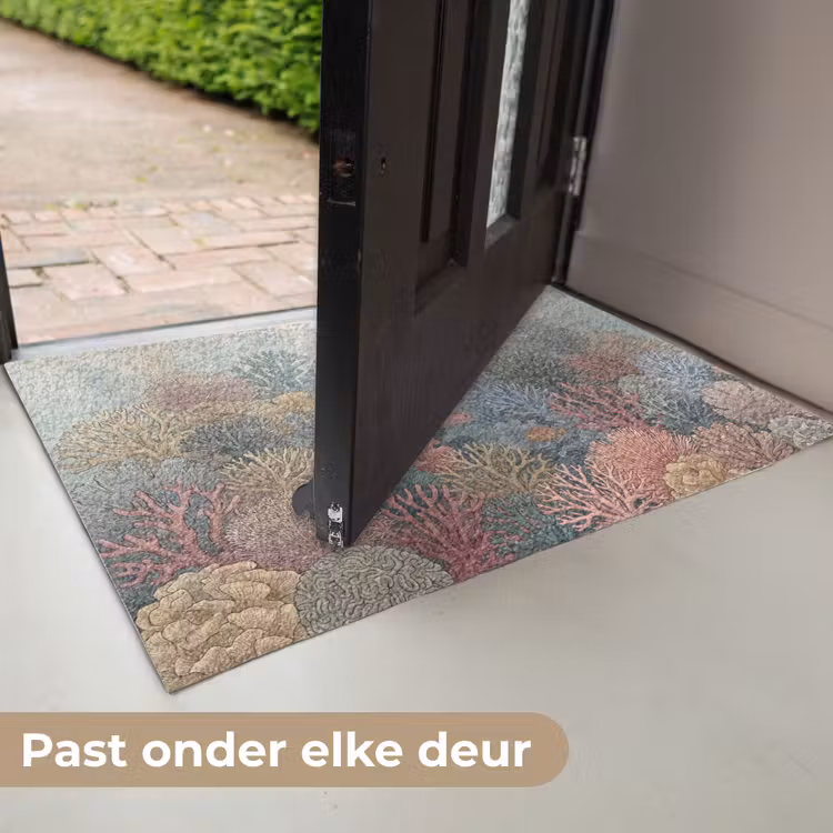 Zee - Koraal - Vis - Natuur - Kleurrijk Deurmat klein -USP_NL