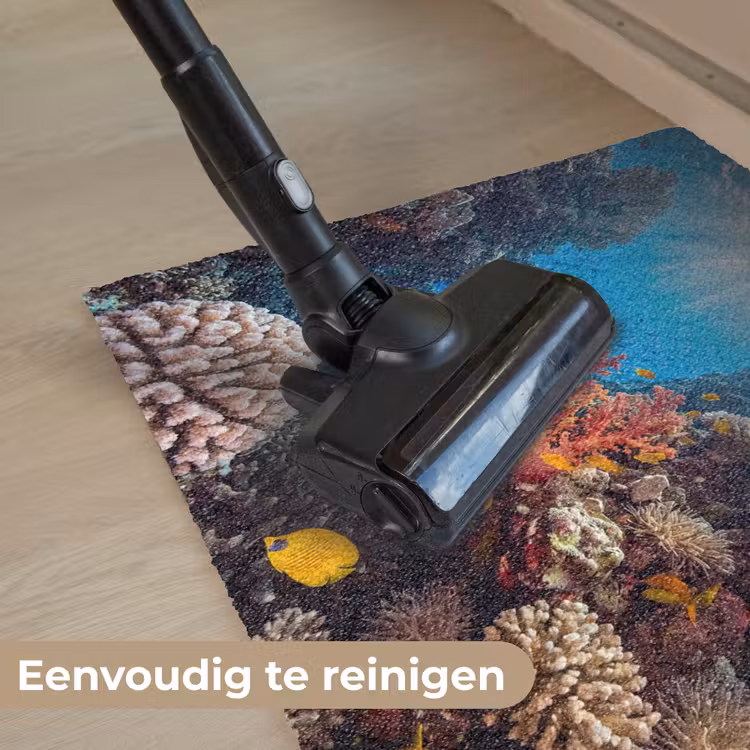 Zee - Koraalrif - Natuur - Levendig - Blauw Deurmat klein -reinigen_NL
