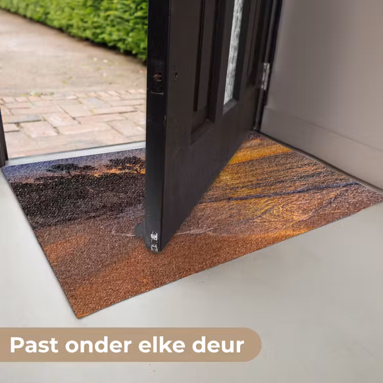 Zee - Kust - Zonsondergang - Natuur - Oranje Deurmat klein -USP_NL