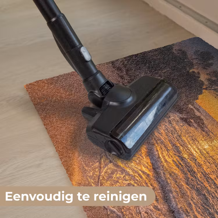 Zee - Kust - Zonsondergang - Natuur - Oranje Deurmat klein -reinigen_NL