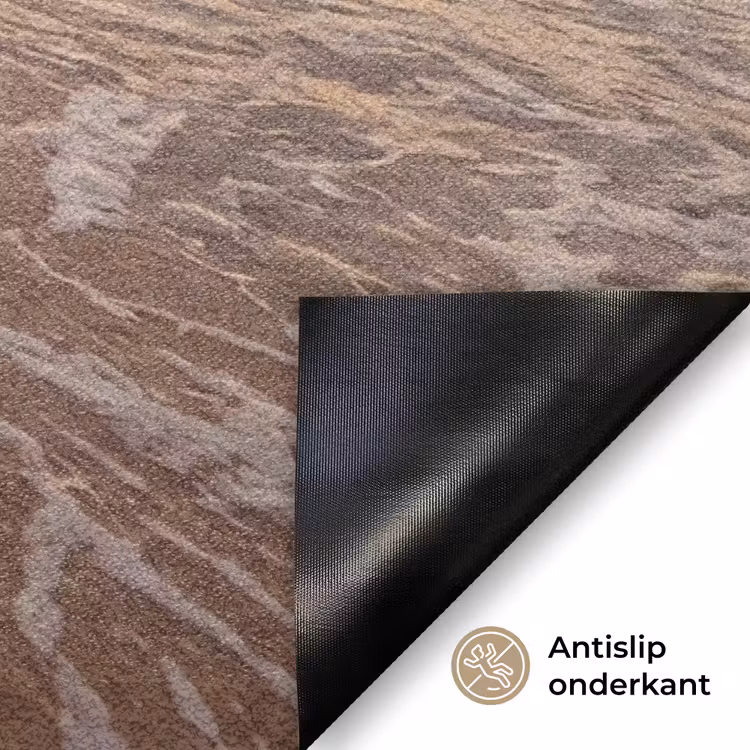 Zee - Kustlijn - Wolken - Landschap - Oranje Deurmat klein -antislip_NL