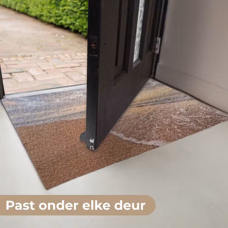 Zee - Kustlijn - Wolken - Landschap - Oranje Deurmat klein -USP_NL