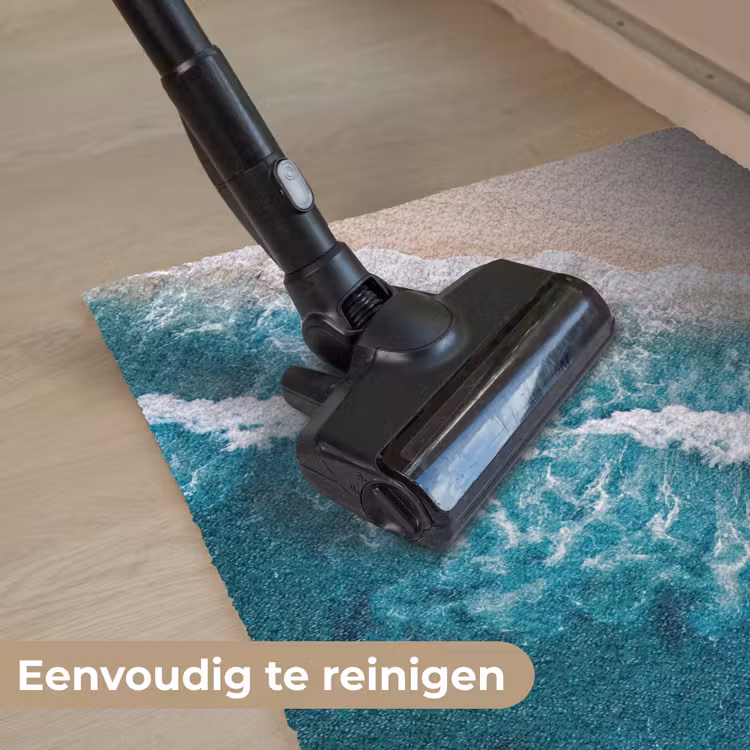 Zee - Strand - Golven - Natuur - Blauw Deurmat klein -reinigen_NL