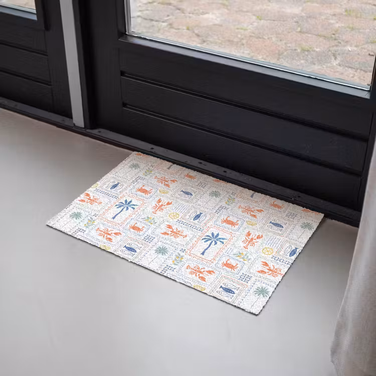 Zee - Zomer - Krab - Patroon Deurmat klein 898 -sfeer2
